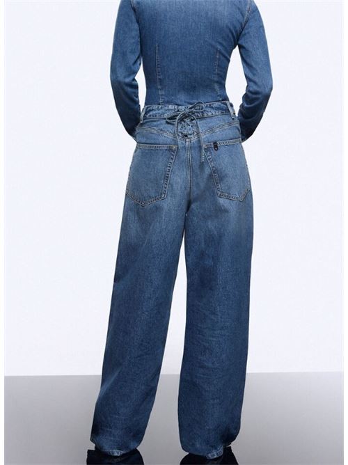 Baggy jeans with strings Liu Jo | UA6510D0400.79157